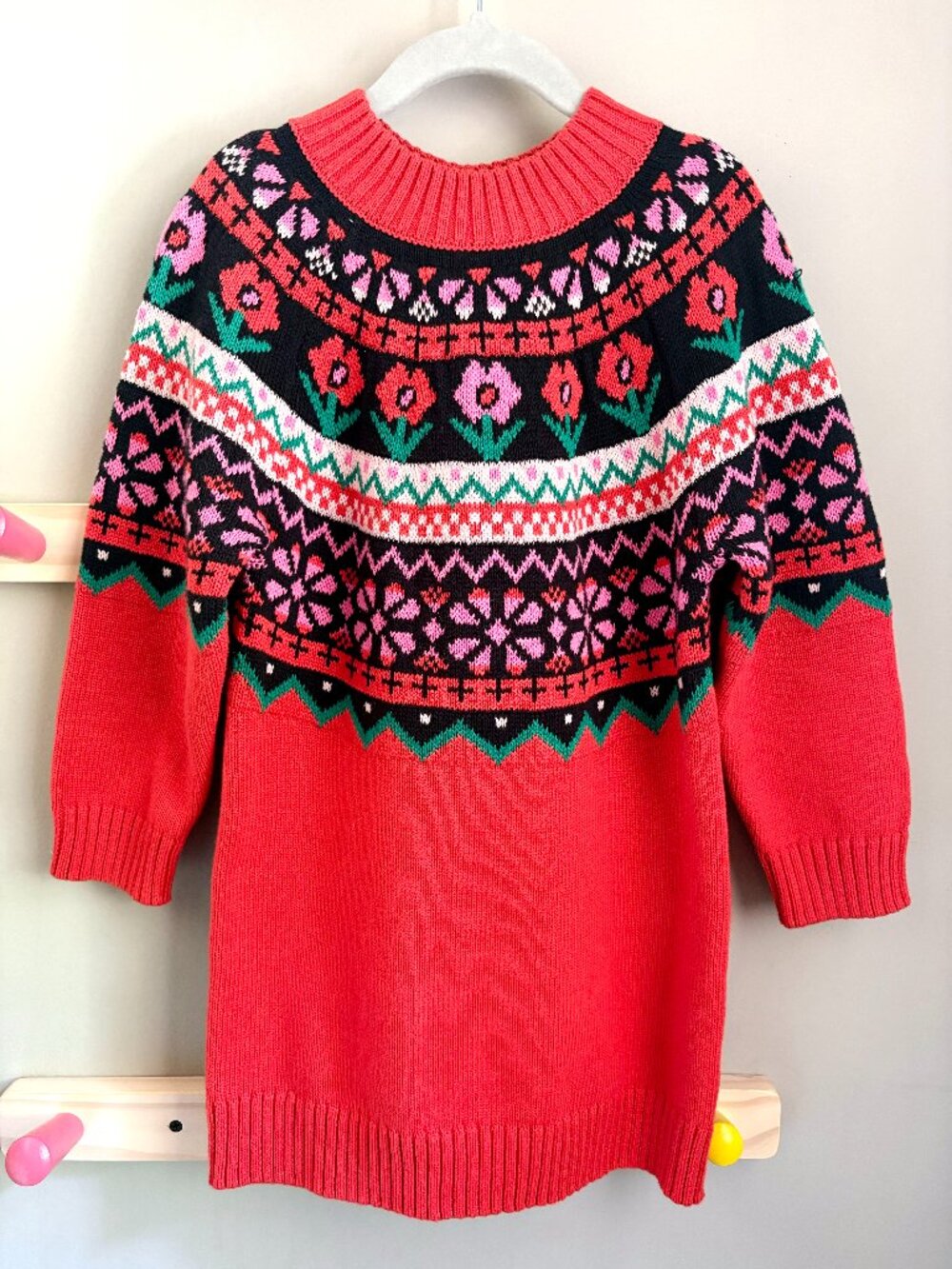 Hanna Andersson Fair Isle Sweater Dress